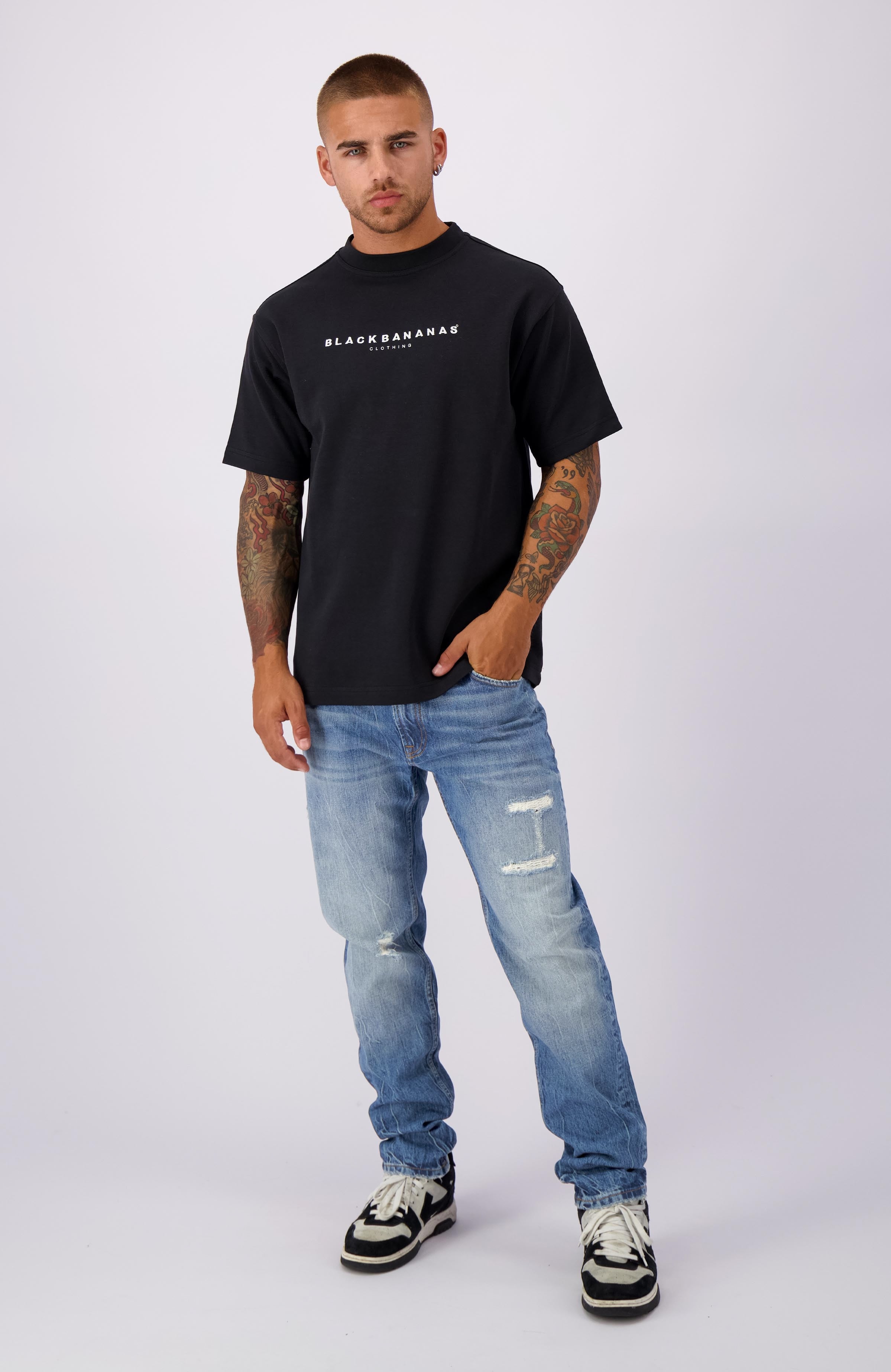 SIGNATURE t-shirt | Zwart