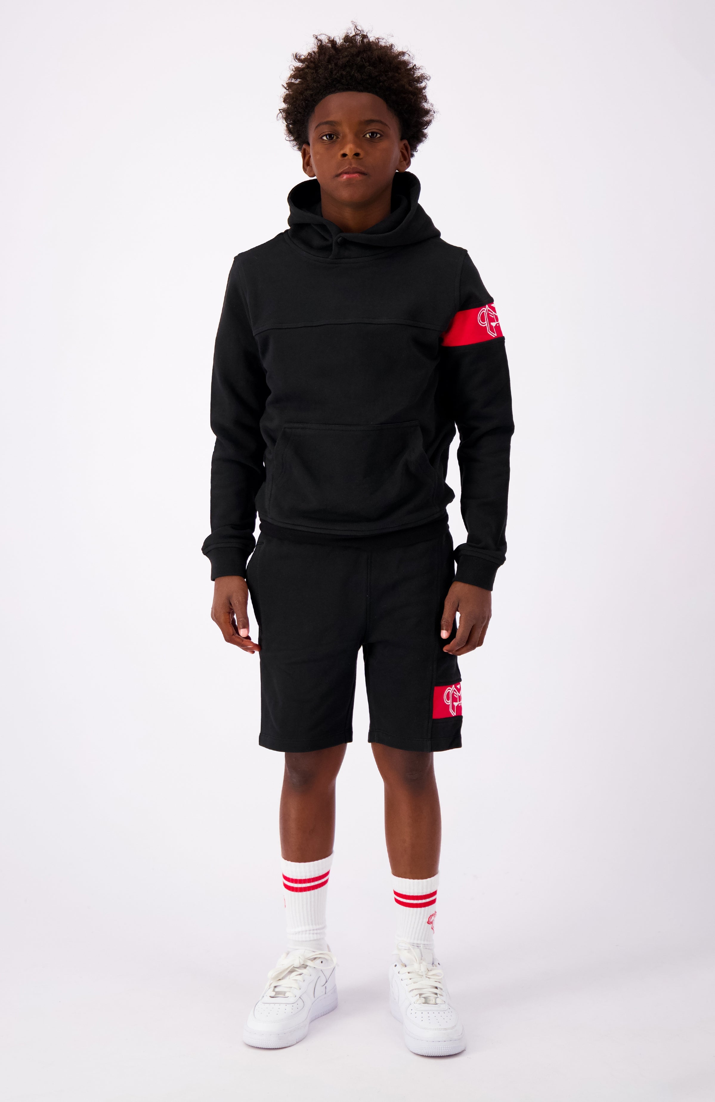 JR. COMMANDER SWEATSHORTS | Zwart