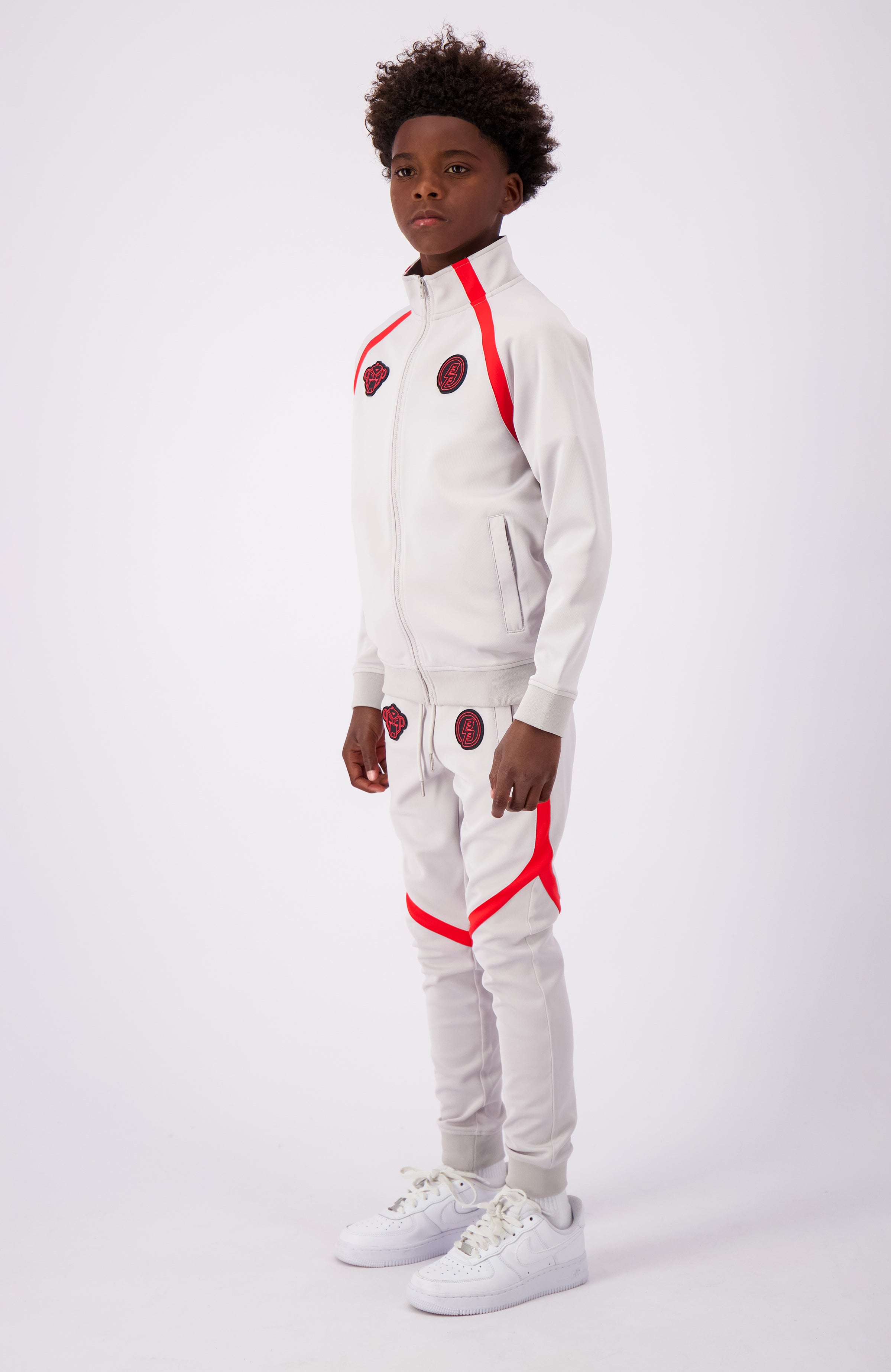 JR. COMPOUND TRACKSUIT | Lichtgrijs