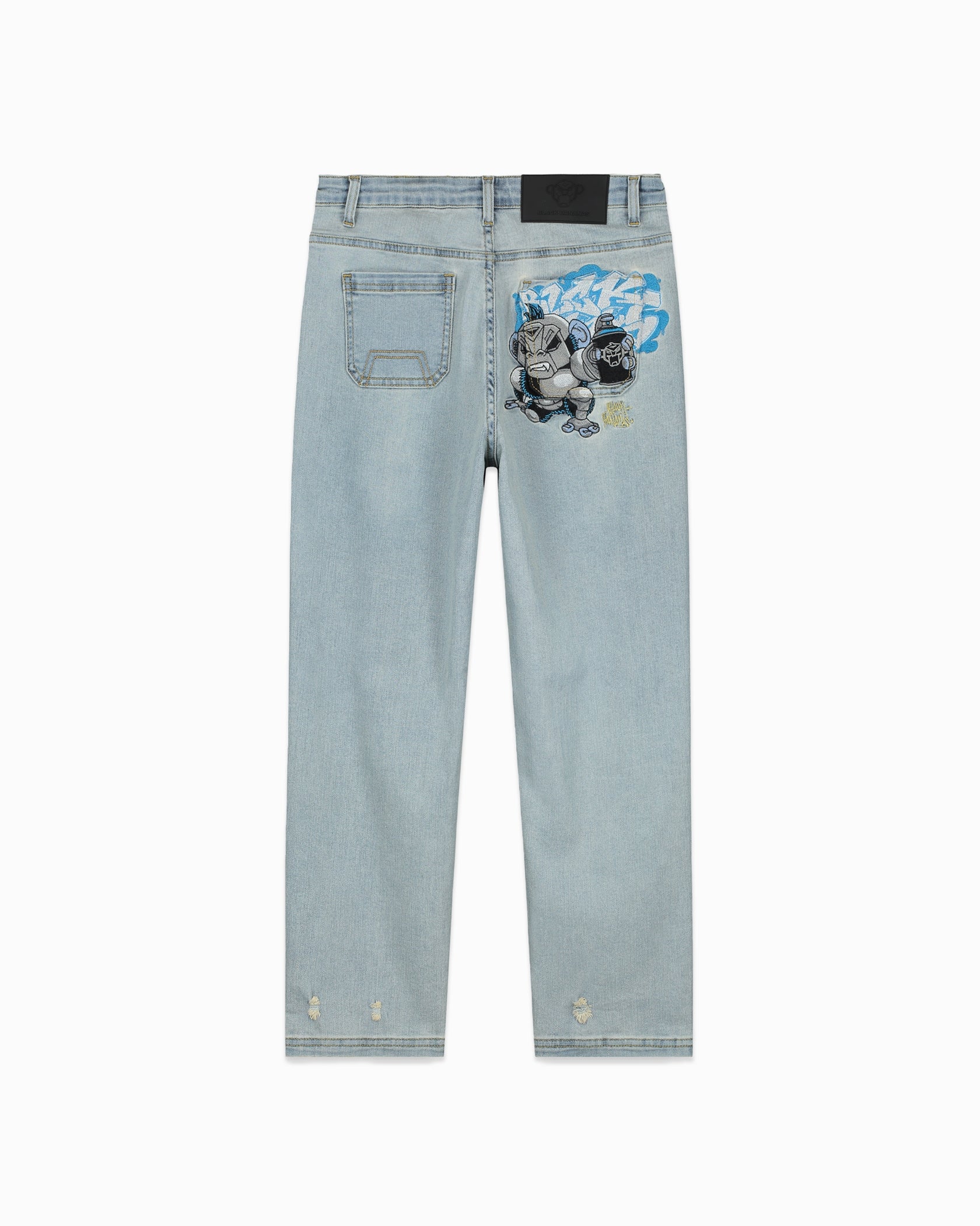 JR. GRAFFITI 3D DENIM | Blauw