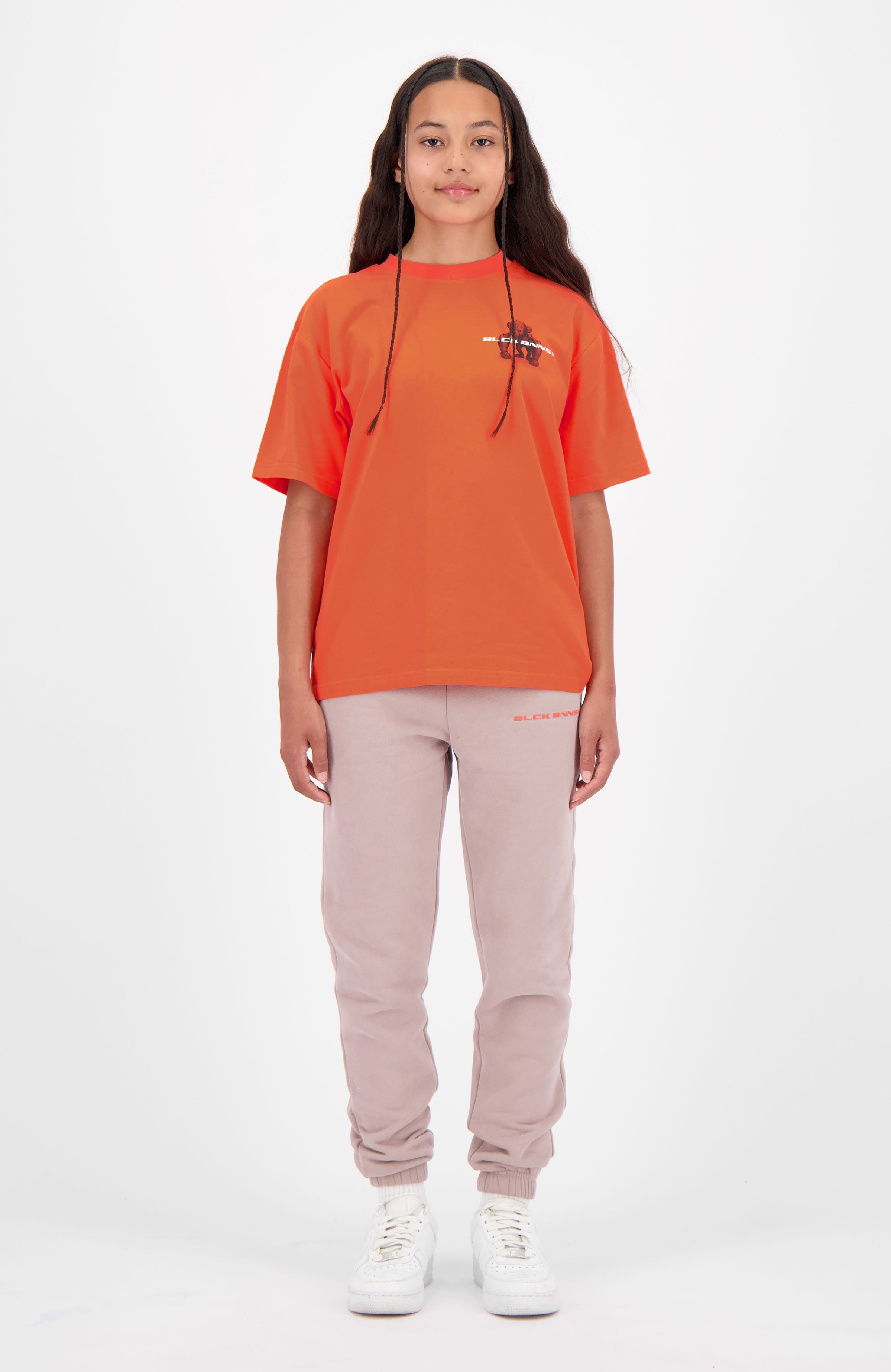 JR. 3D CONVOY T SHIRT Neon Oranje Black Bananas