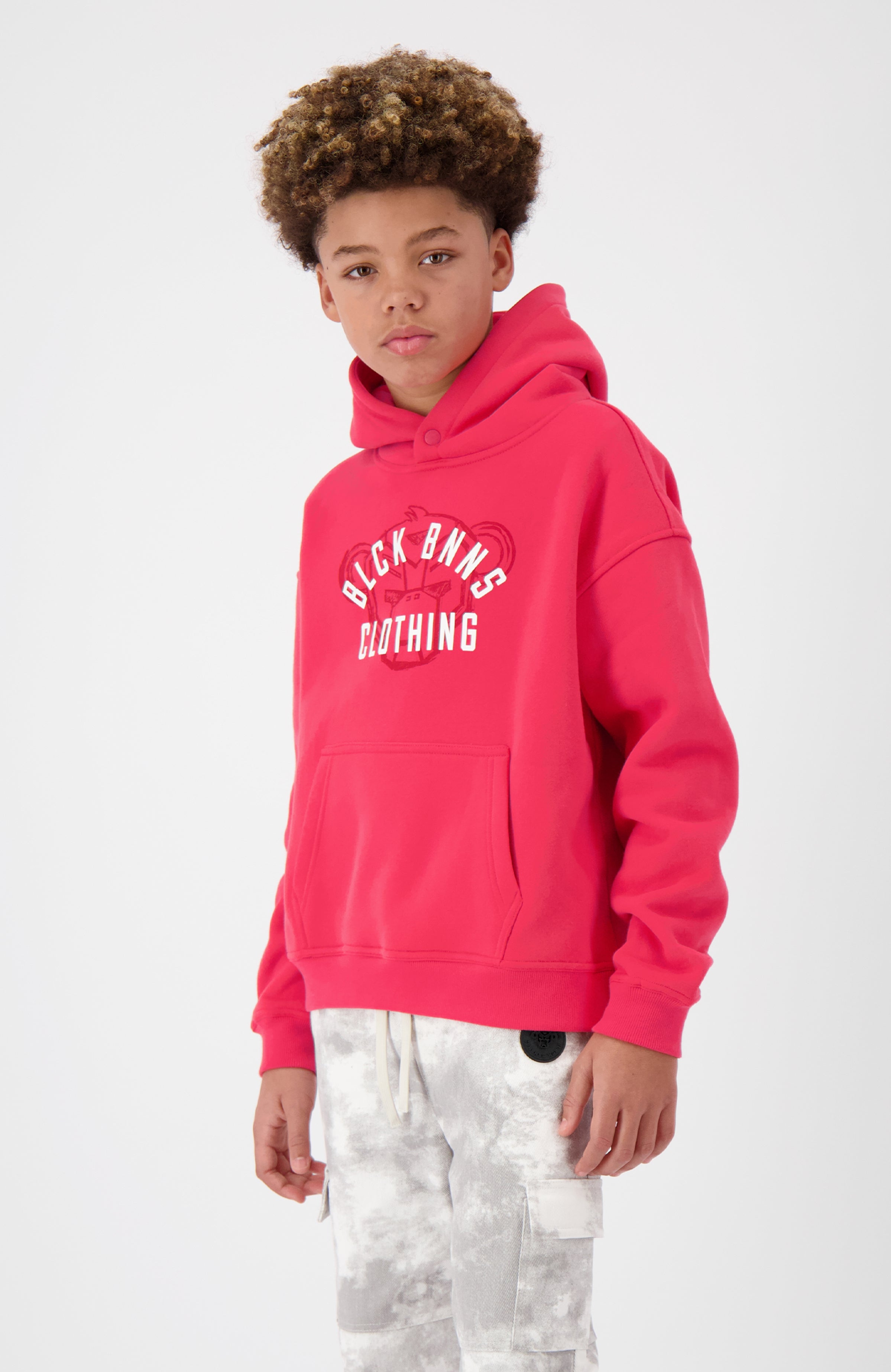 JR. ARCH CONVOY HOODIE | Neon Rood