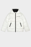 BLOCK FREEZE PUFFER JACKET | Wit