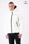 BLOCK FREEZE PUFFER JACKET | Wit