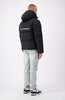 BLOCK PUFFER JACKET | Zwart