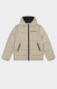 BLOCK PUFFER JACKET | Zand