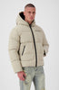 BLOCK PUFFER JACKET | Zand