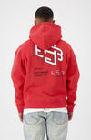 DECONSTRUCTIE HOODIE | Rood