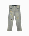 DISTRESSED DENIM | Blauw