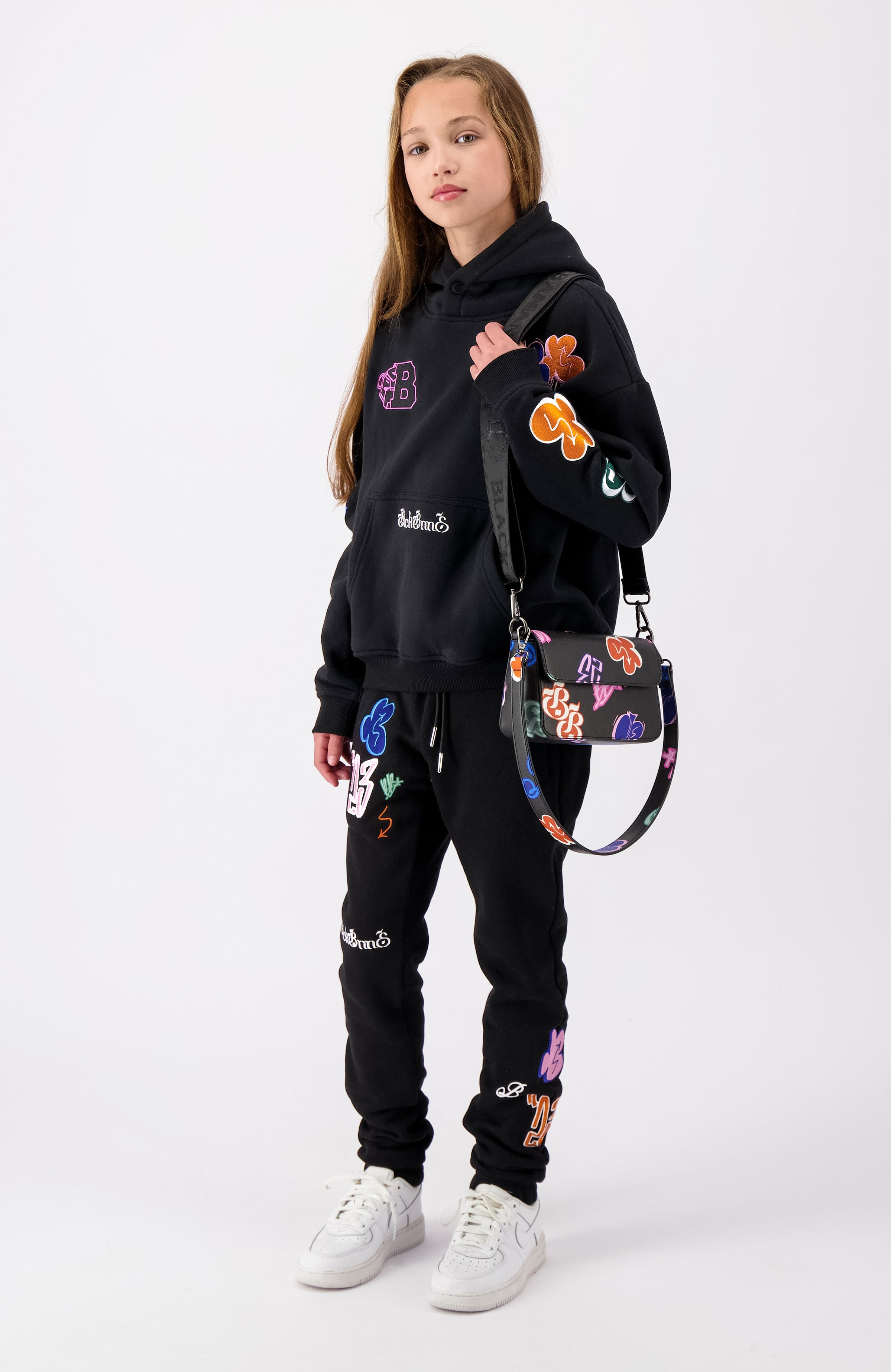 JR BOMB HOODY | Zwart