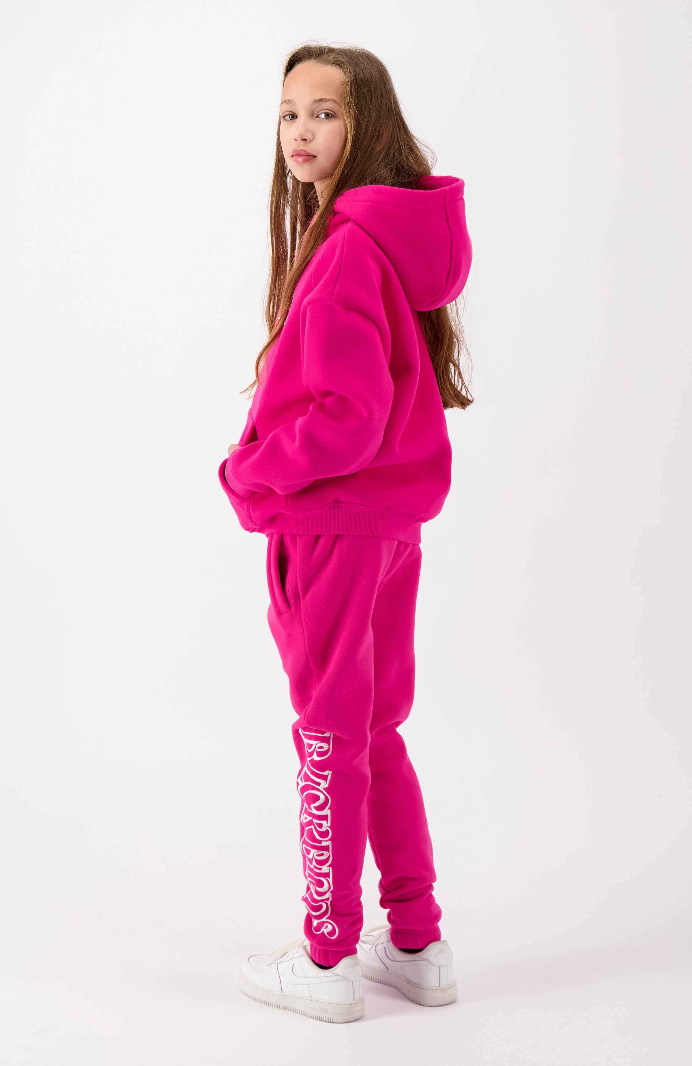 JR GRL CLUB SWEATPANTS | Roze