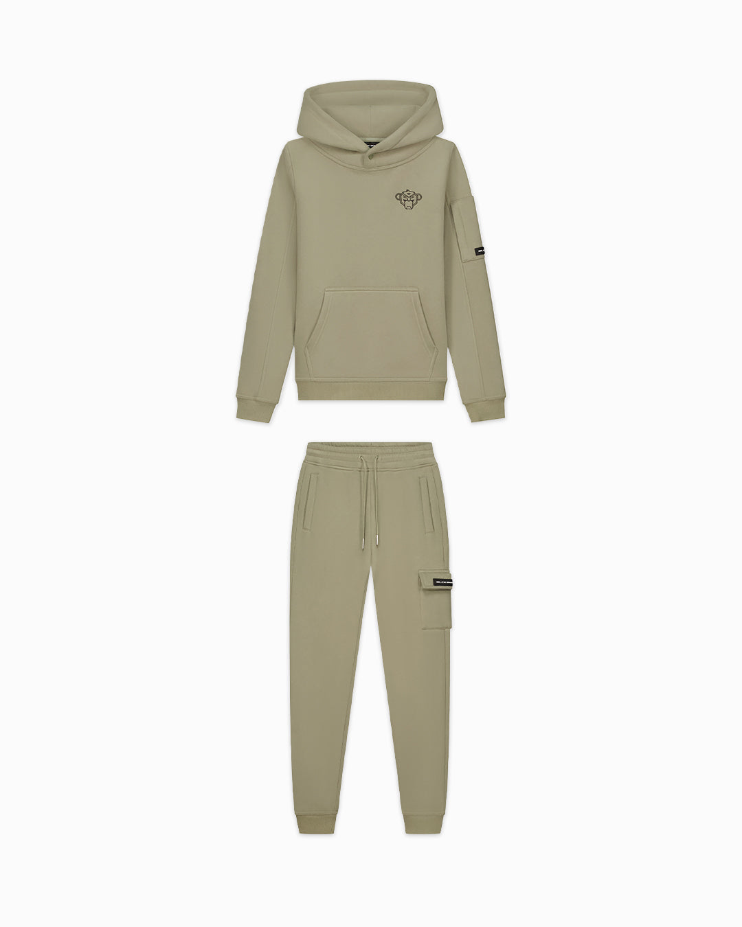 KIDS PLATE HOODIE SET | Groen