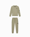 KIDS PLATE SWEATER SET | Groen