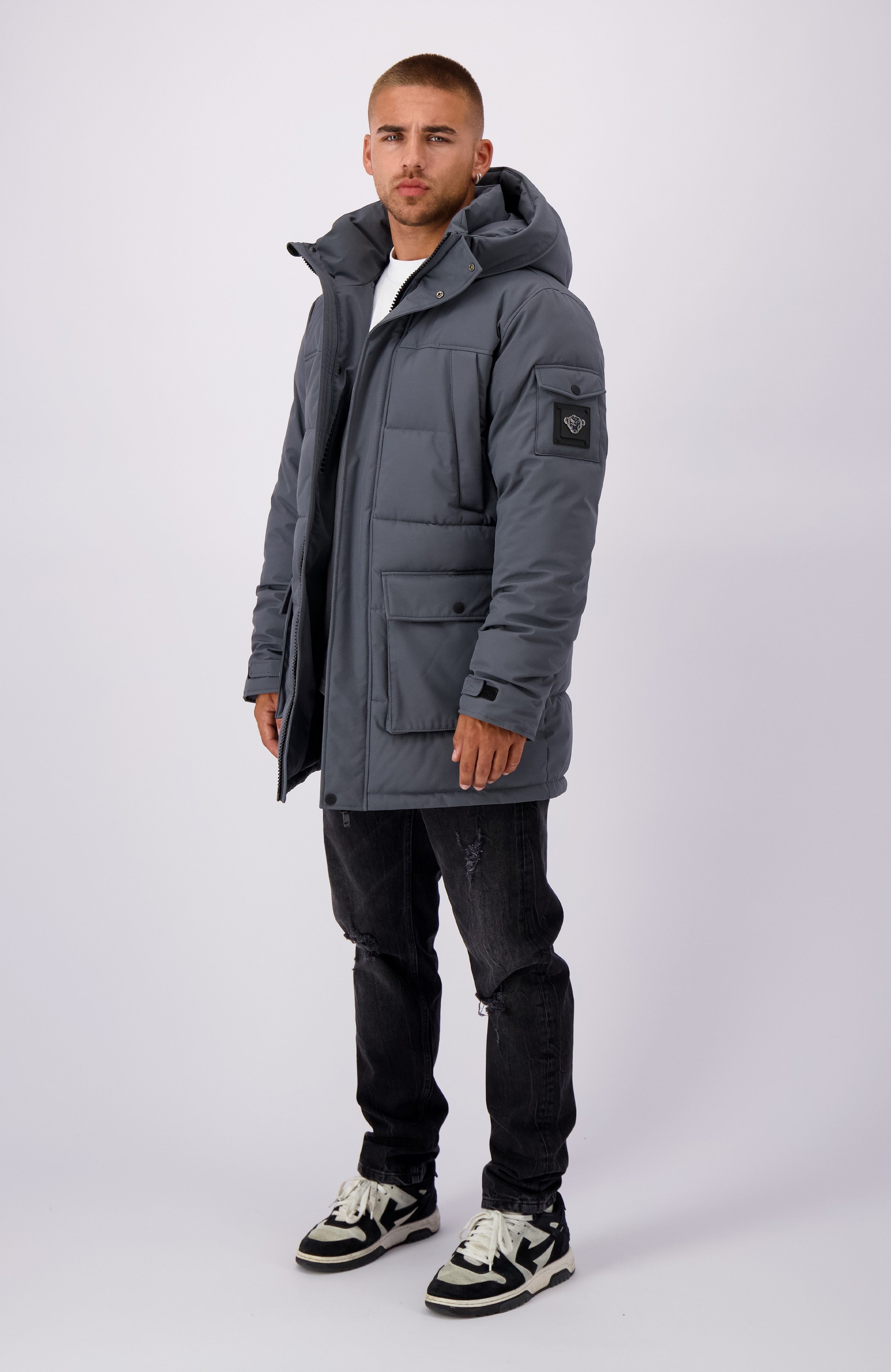 COMMANDER PARKA JACKET | Grijs