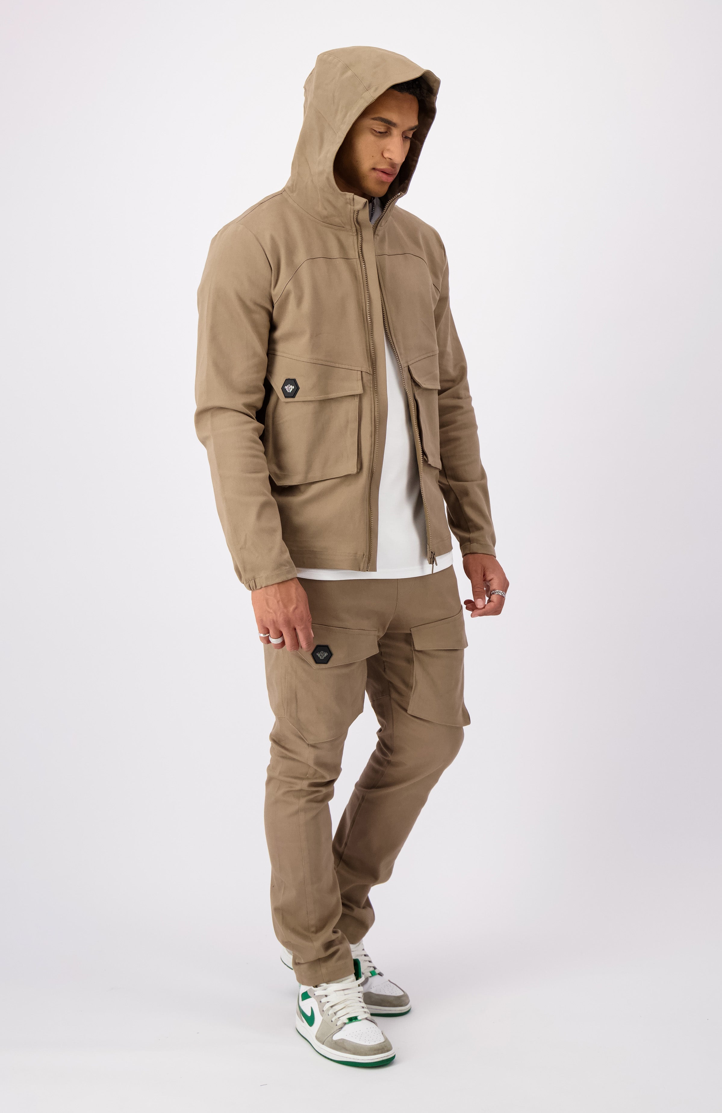 HEX CARGO PANTS | Zand