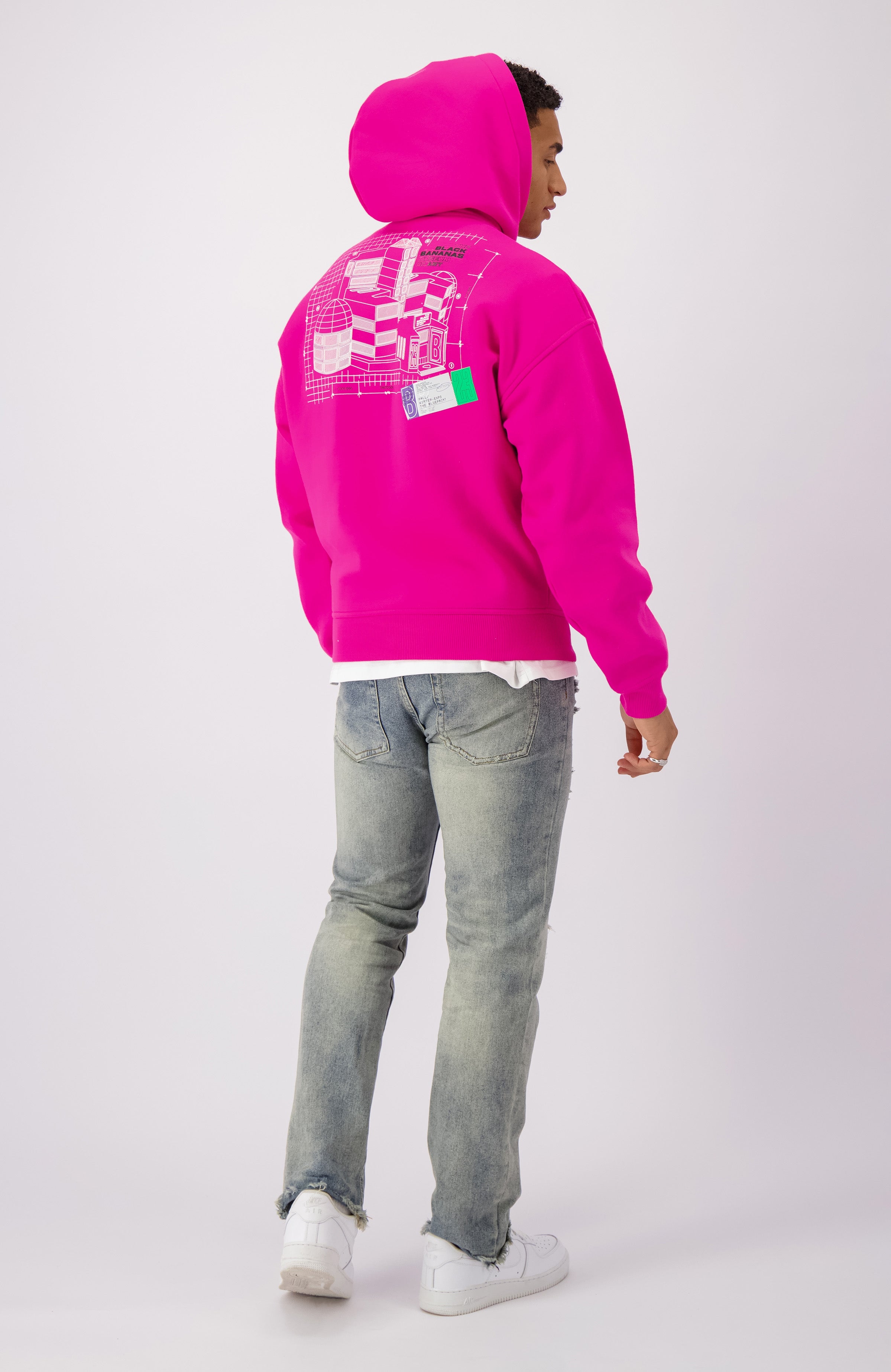 BLUEPRINT HOODY | Roze