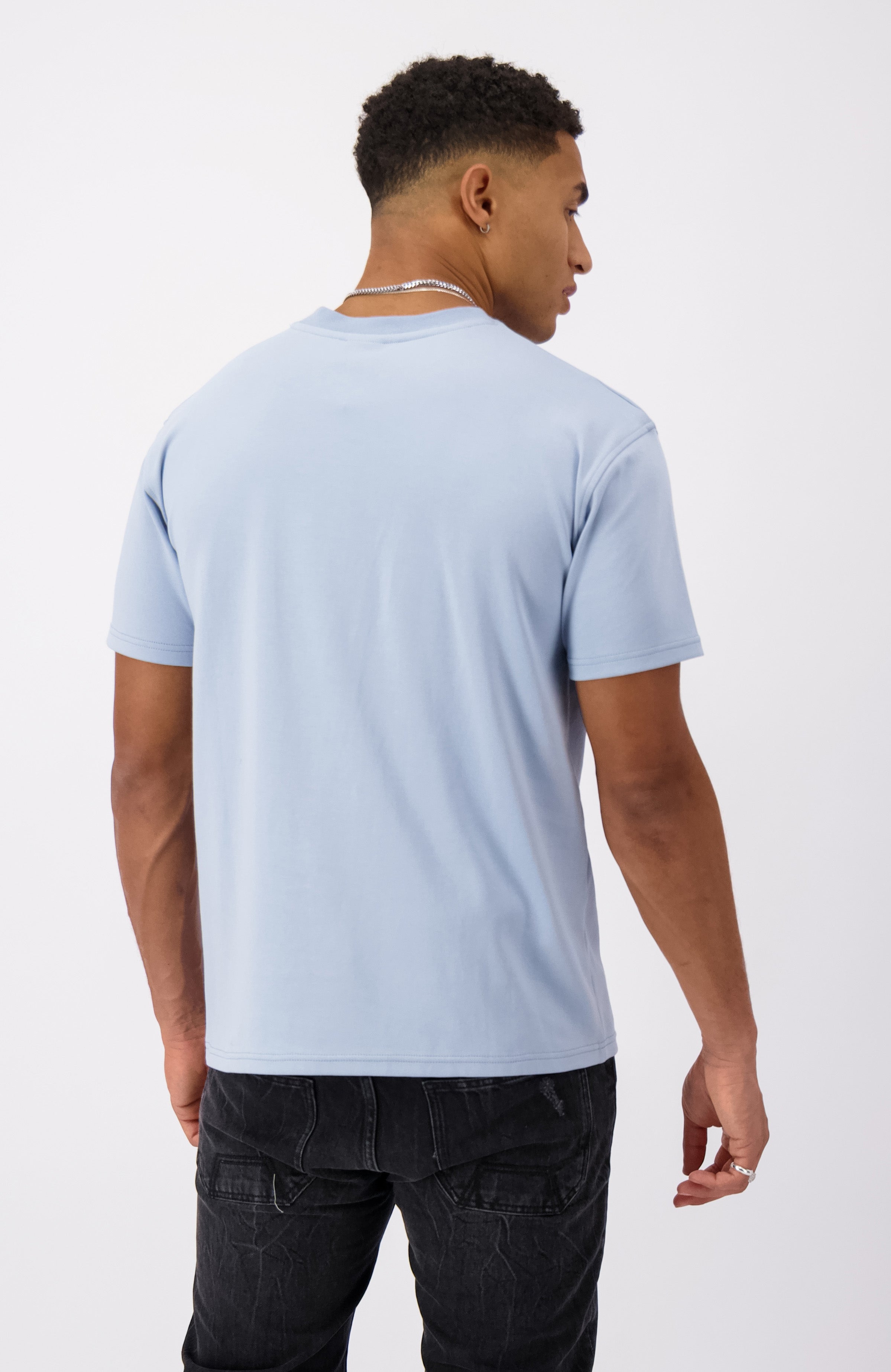 SIGNATURE TEE | Blauw