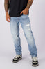 verwoest denim | blauw