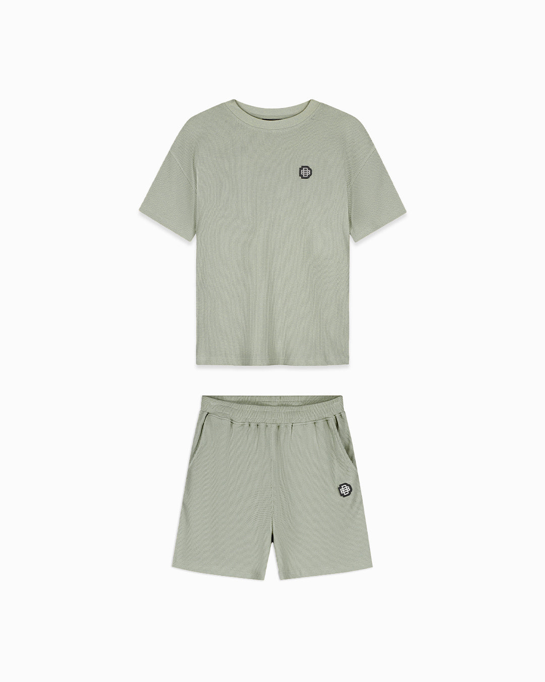 MONOGRAM WAFFLE SET | Groen