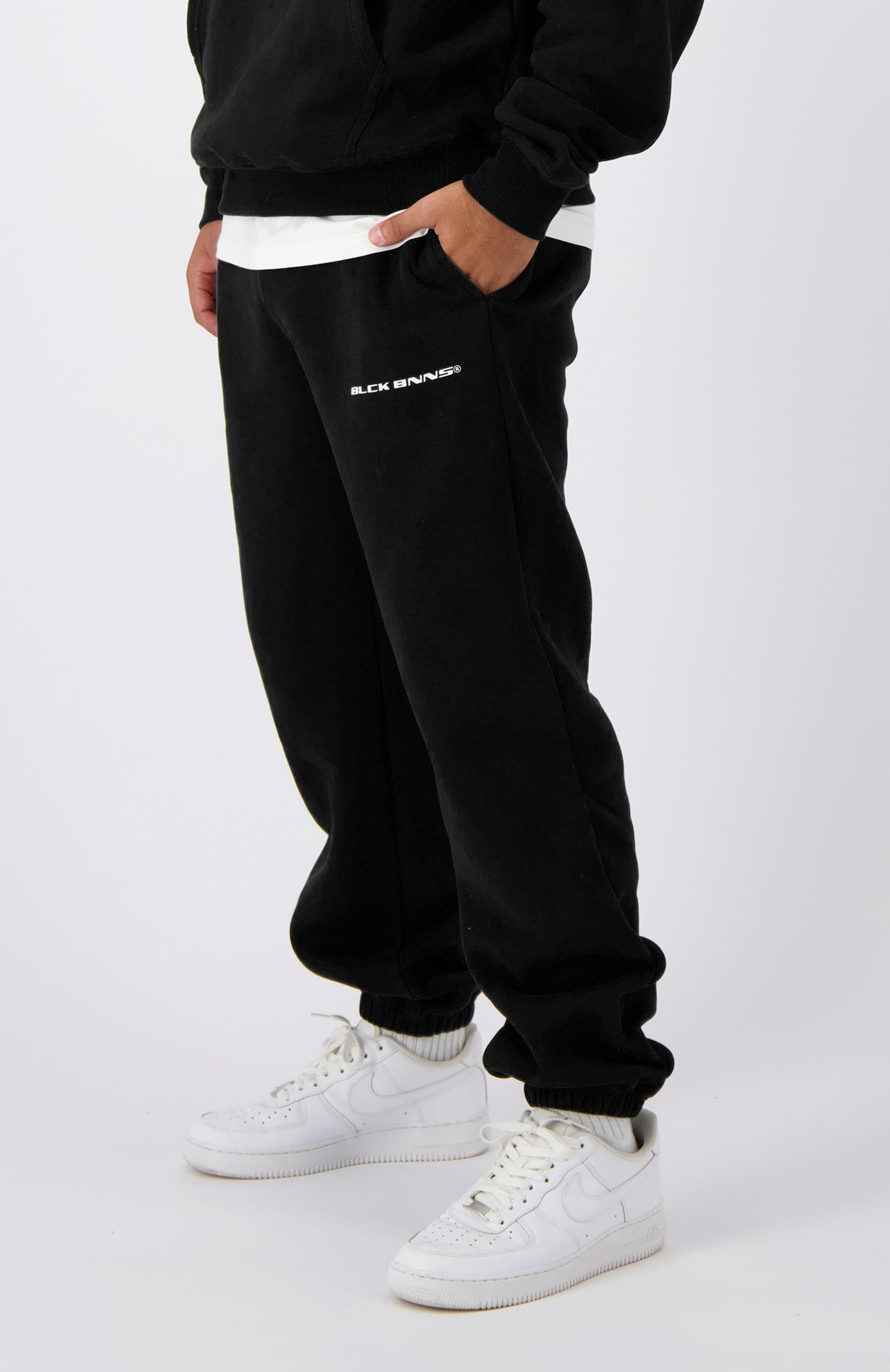 NATION SWEATPANTS | Zwart