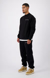 NATION SWEATSUIT | Zwart