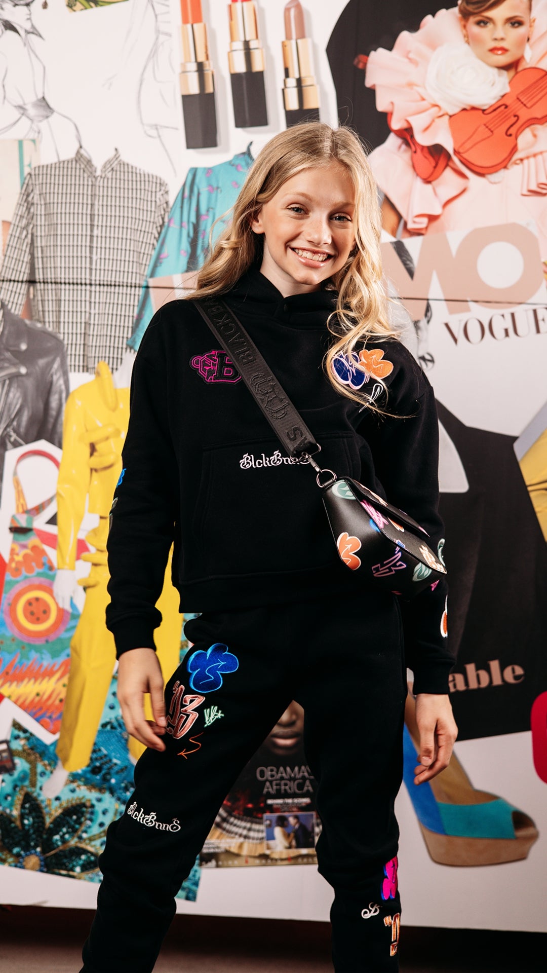 JR BOMB HOODY | Zwart