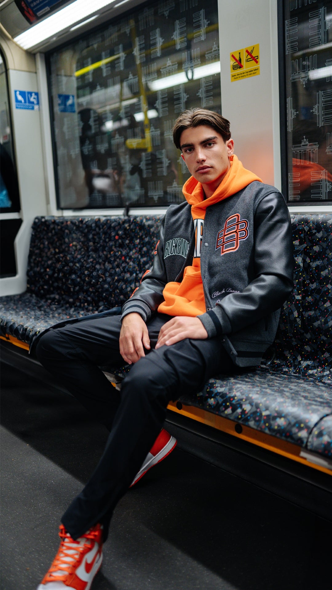 LOGISTIEK VARSITY JACKET | Grijs
