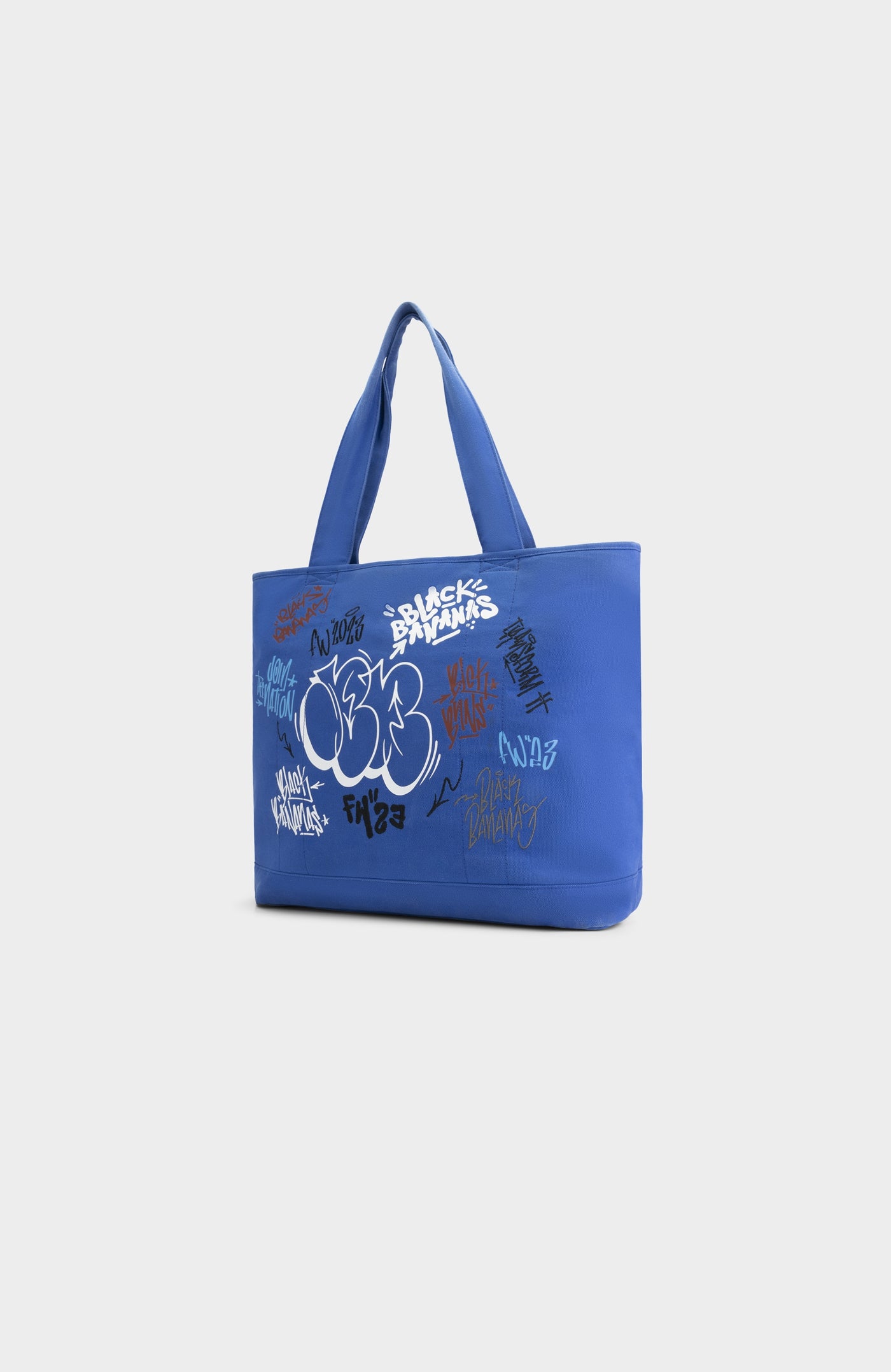 TAGGED TOTE BAG | Blauw