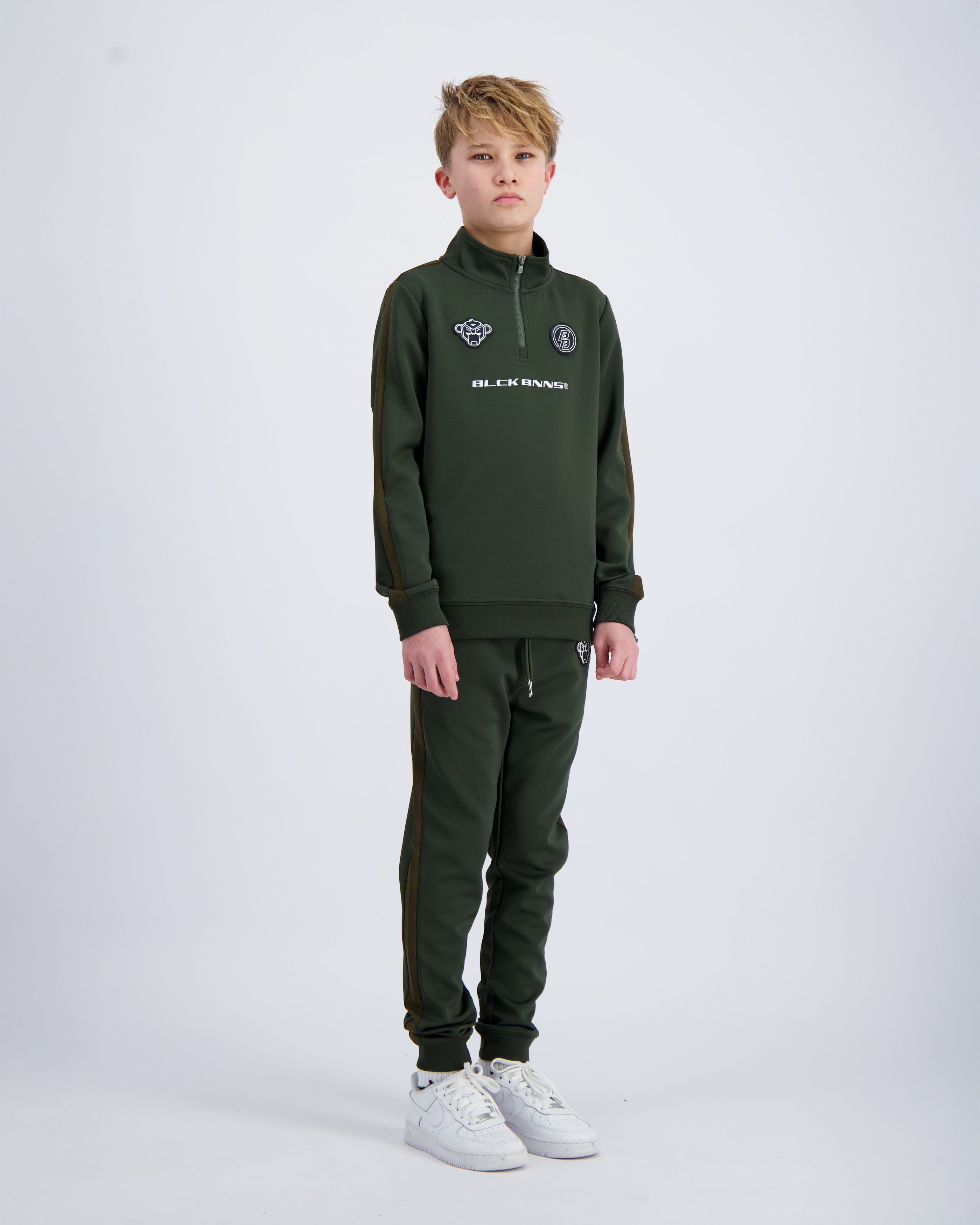 TRACKSUIT MET RITS VOOR KINDEREN | Groen
