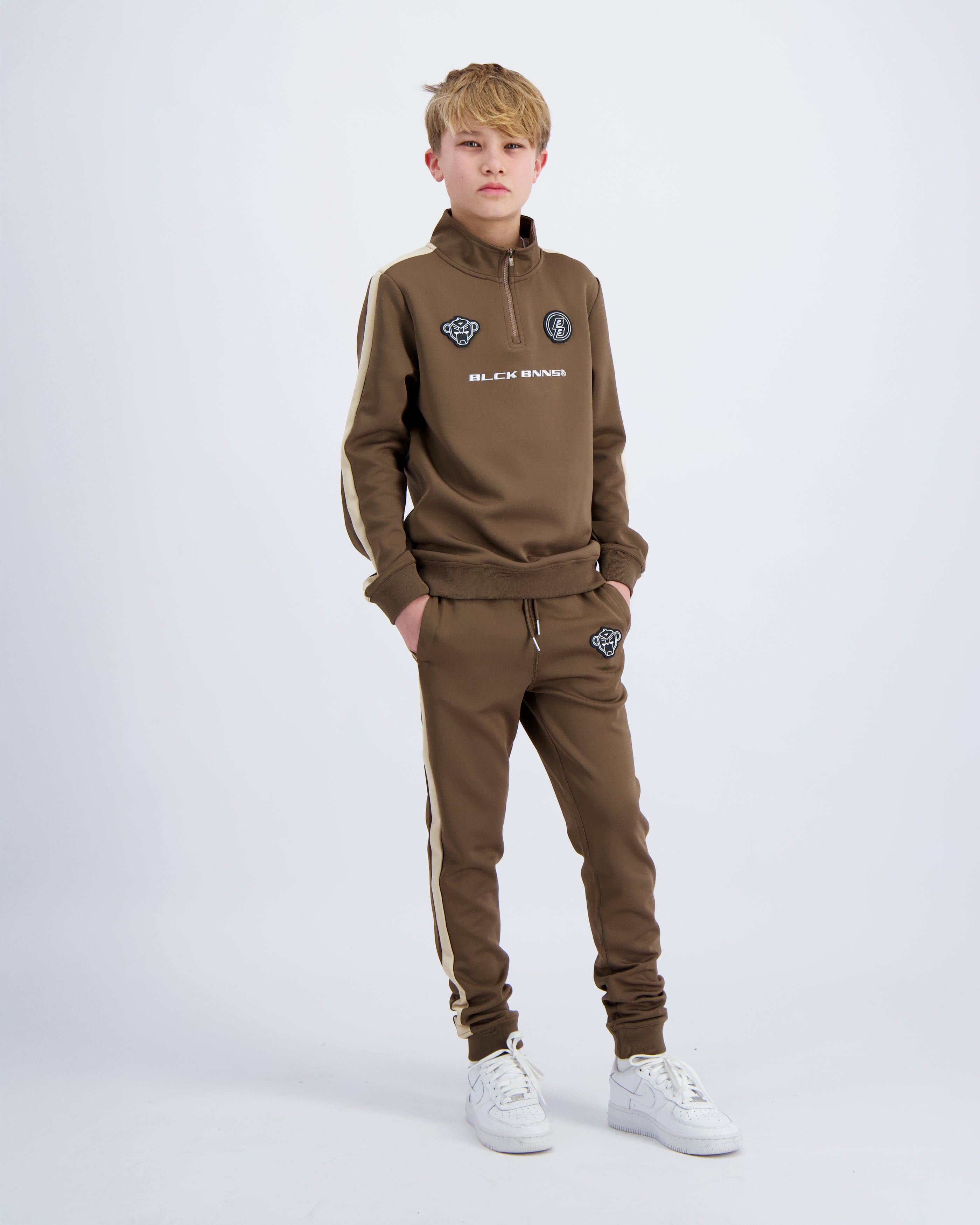 TRACKSUIT MET RITS VOOR KINDEREN | Bruin