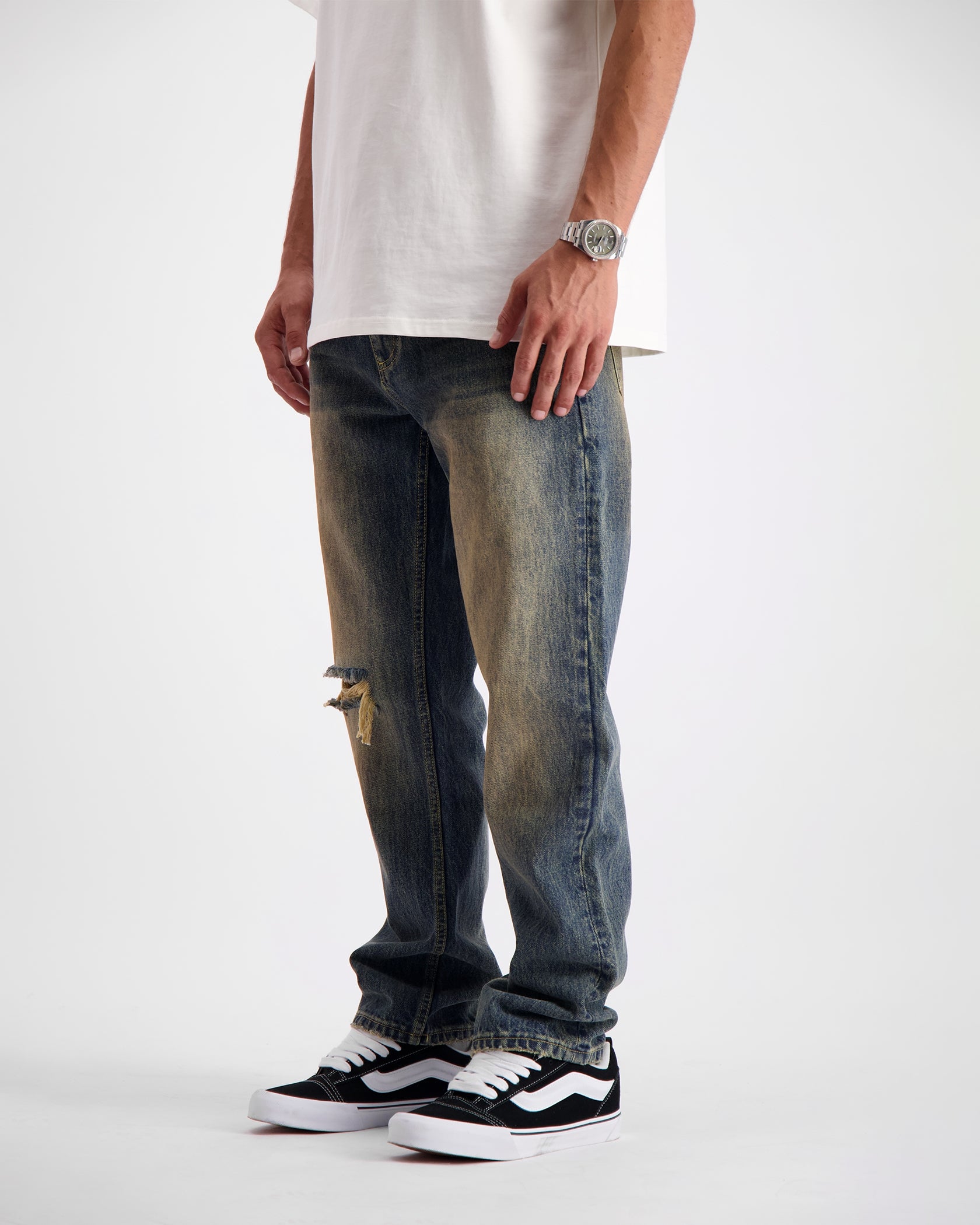 ASH FADE DENIM | Blauw