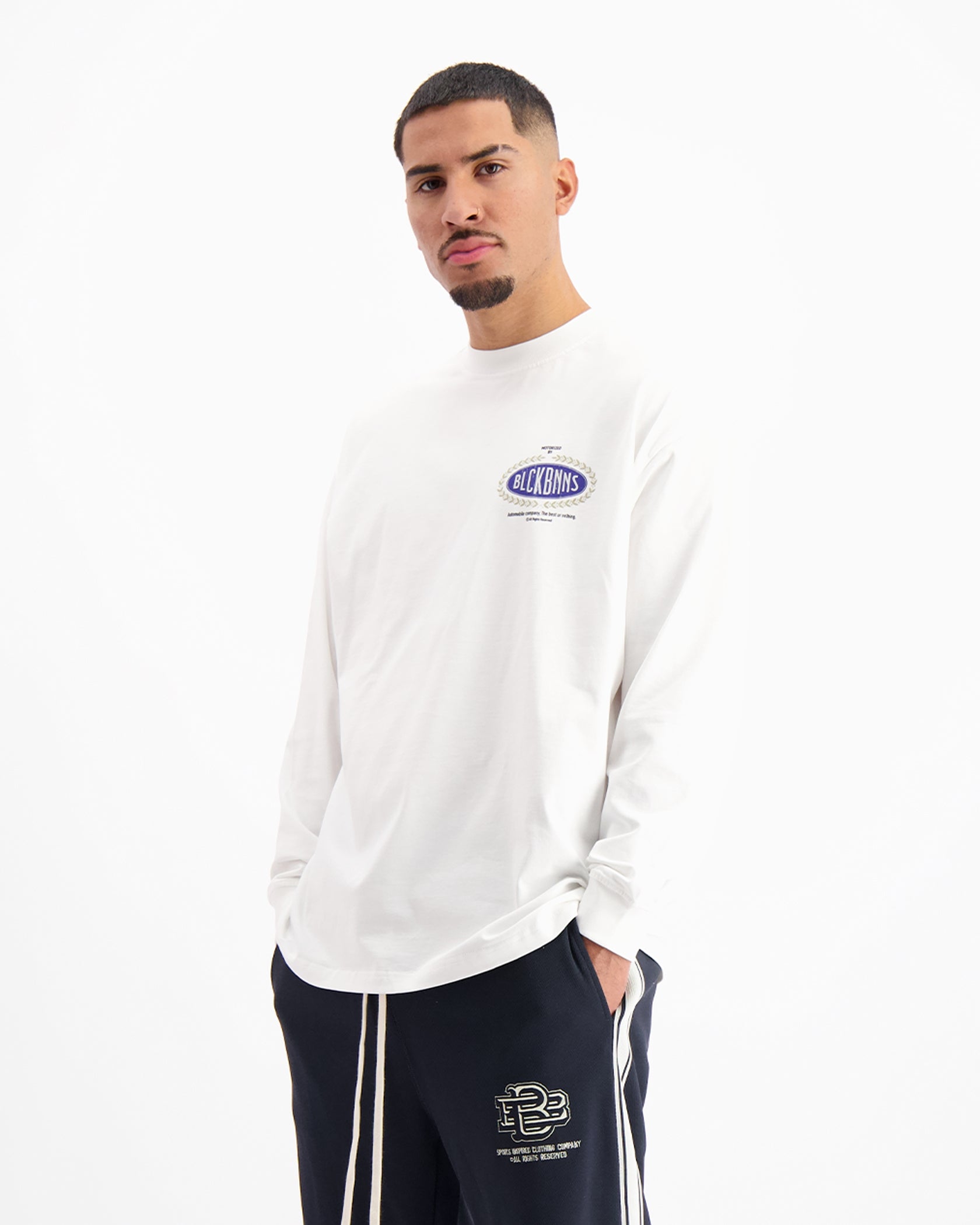 AUTOMOBIEL LONGSLEEVE T-SHIRT | Wit
