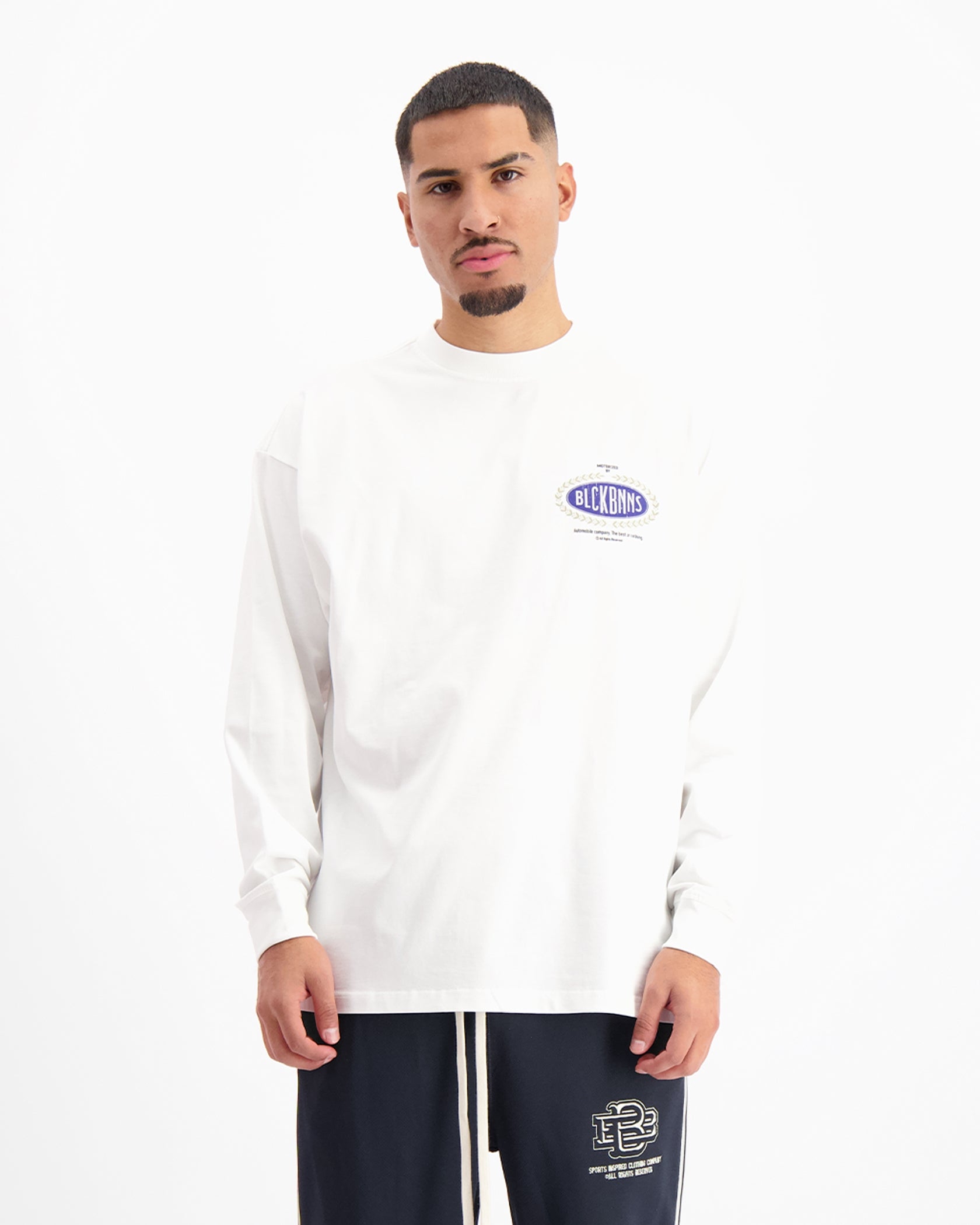 AUTOMOBIEL LONGSLEEVE T-SHIRT | Wit