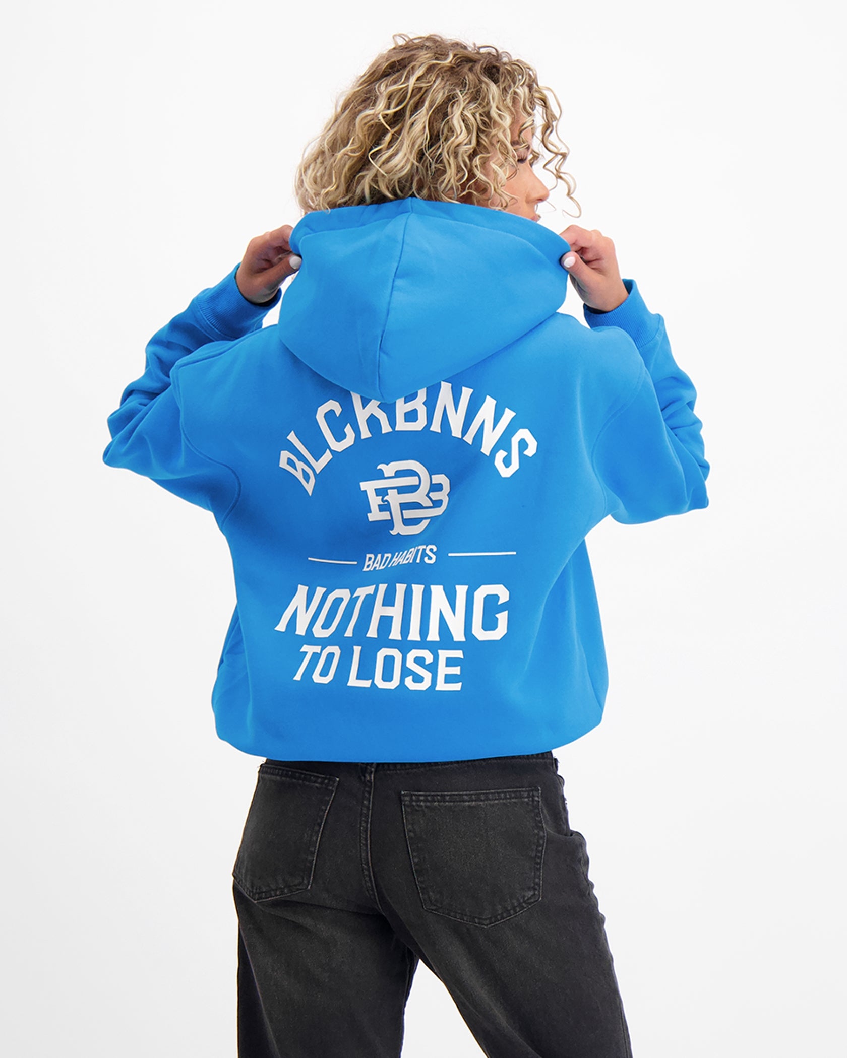 BAD HABITS HOODIE | Blauw