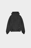 BLANK GEWASTE HOODIE | Zwart