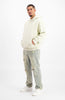 BLANK GEWASTE HOODIE | Zand