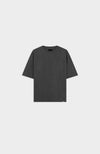 BLANK GEWASTE T-SHIRT | Zwart