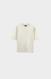 BLANK GEWASSEN t-shirt | Zand