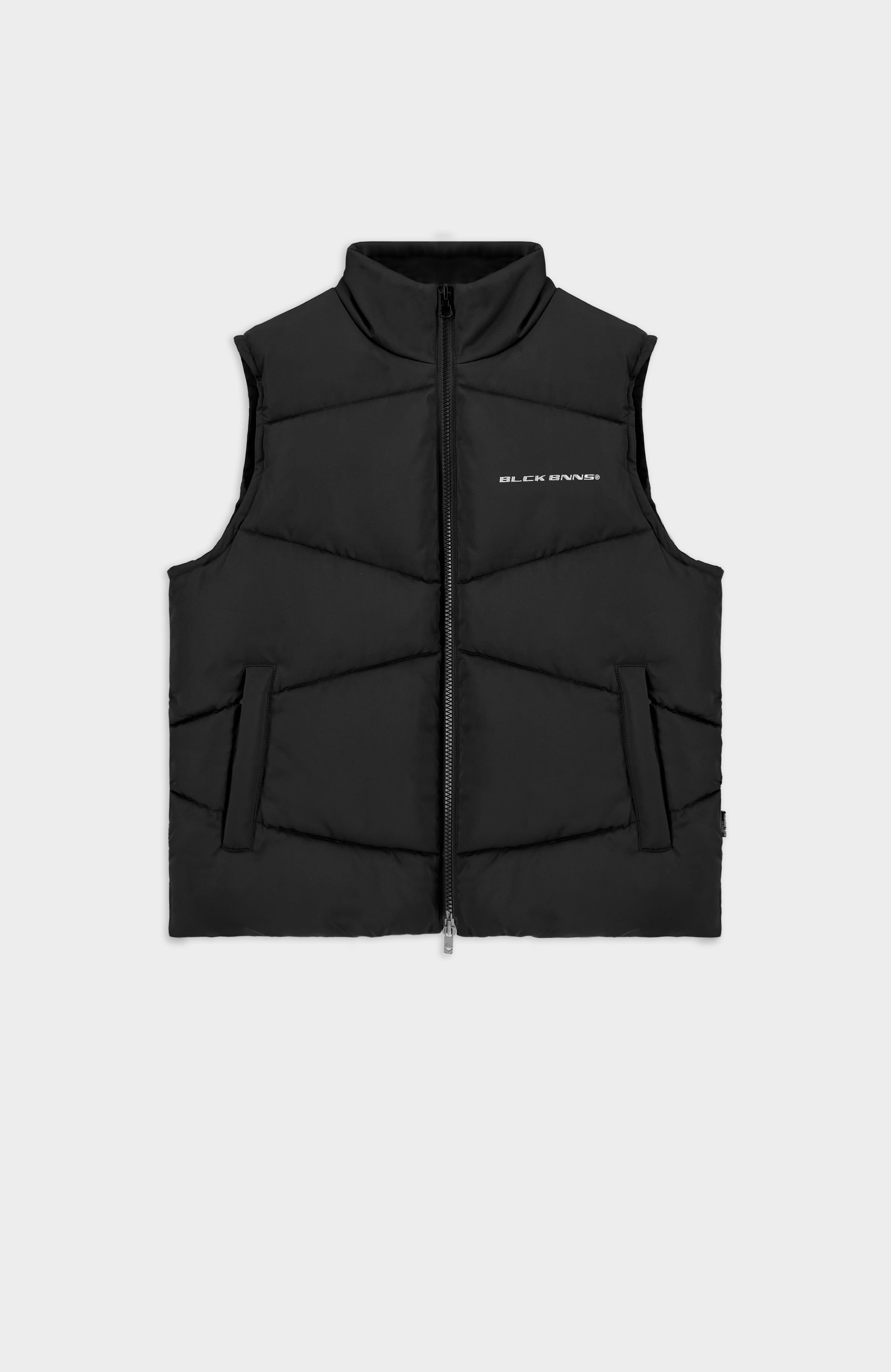 BLOCK BODYWARMER | Zwart