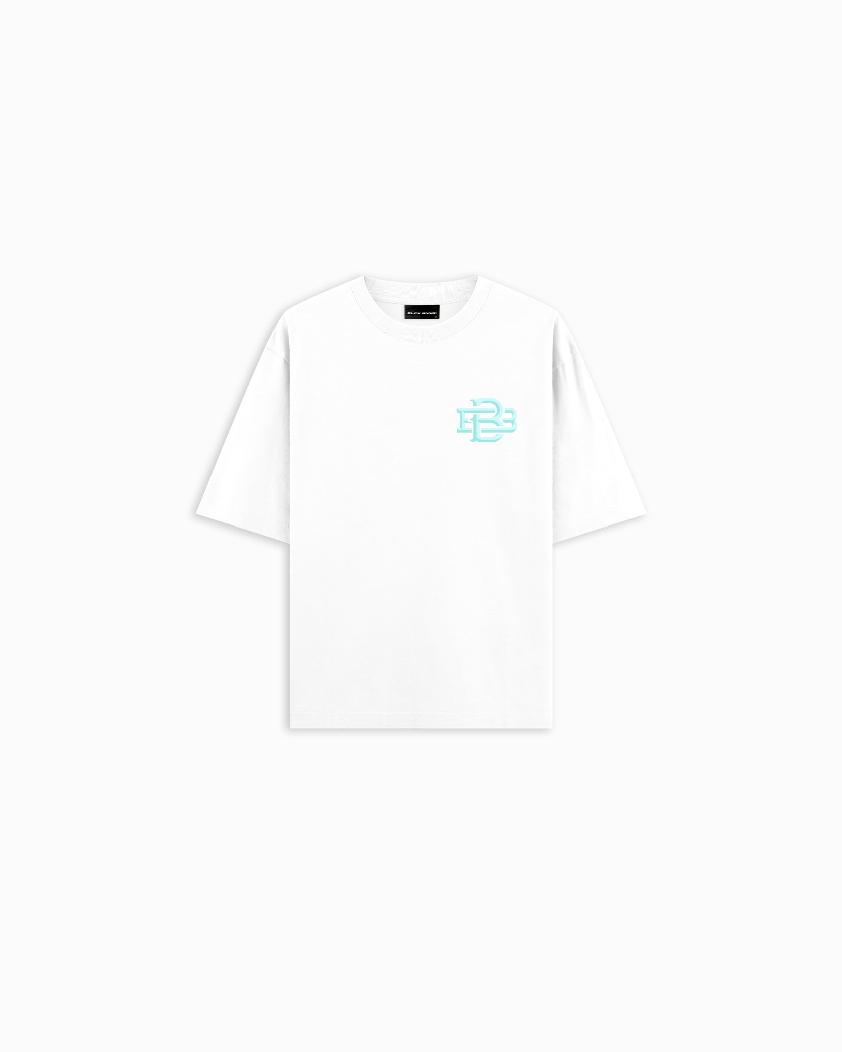 BLOCK MONOGRAM  T-SHIRT | Wit