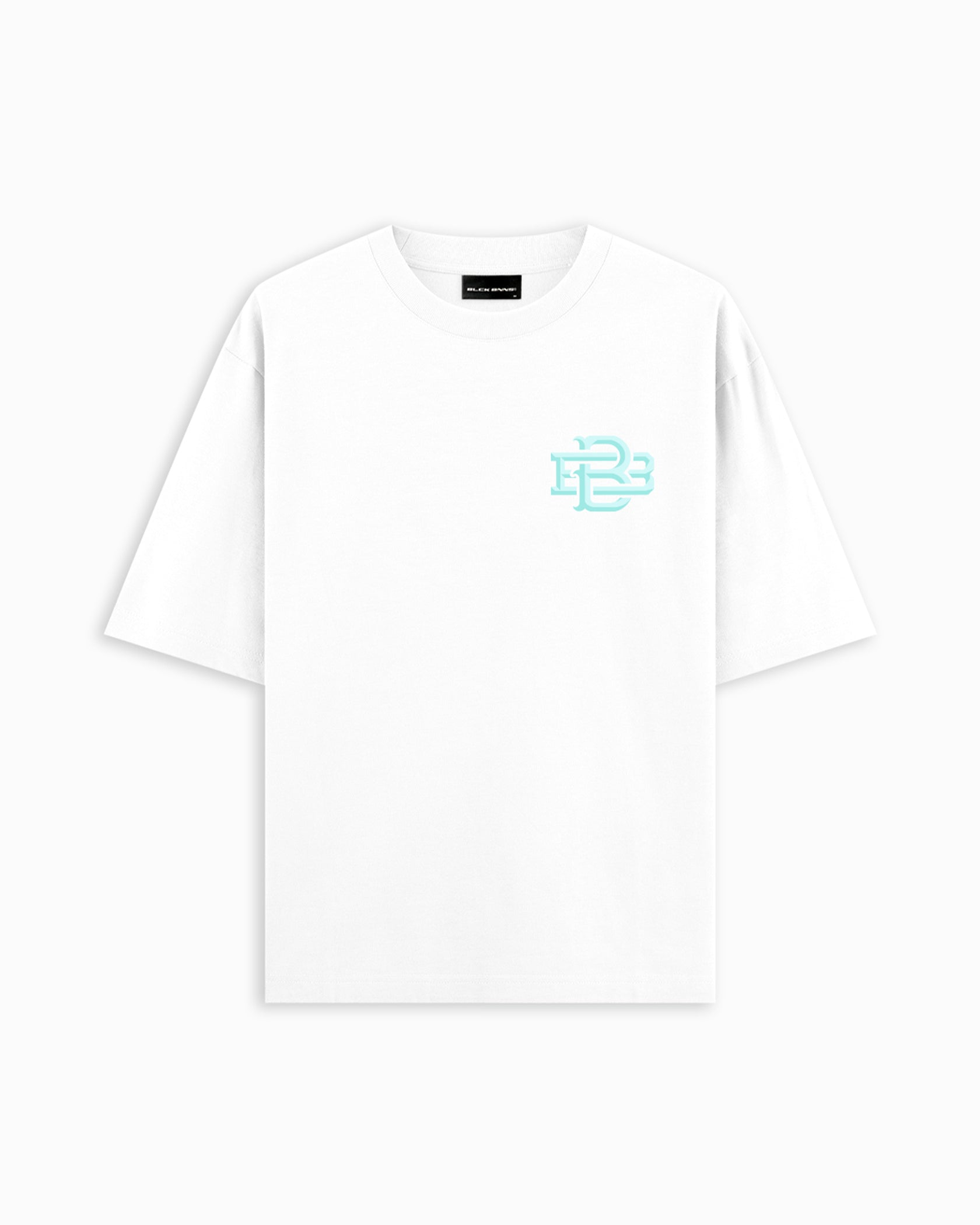 BLOCK MONOGRAM  T-SHIRT | Wit