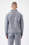 BOUCLE CARPENTER JACKET | Blauw