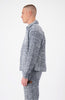 BOUCLE CARPENTER JACKET | Blauw