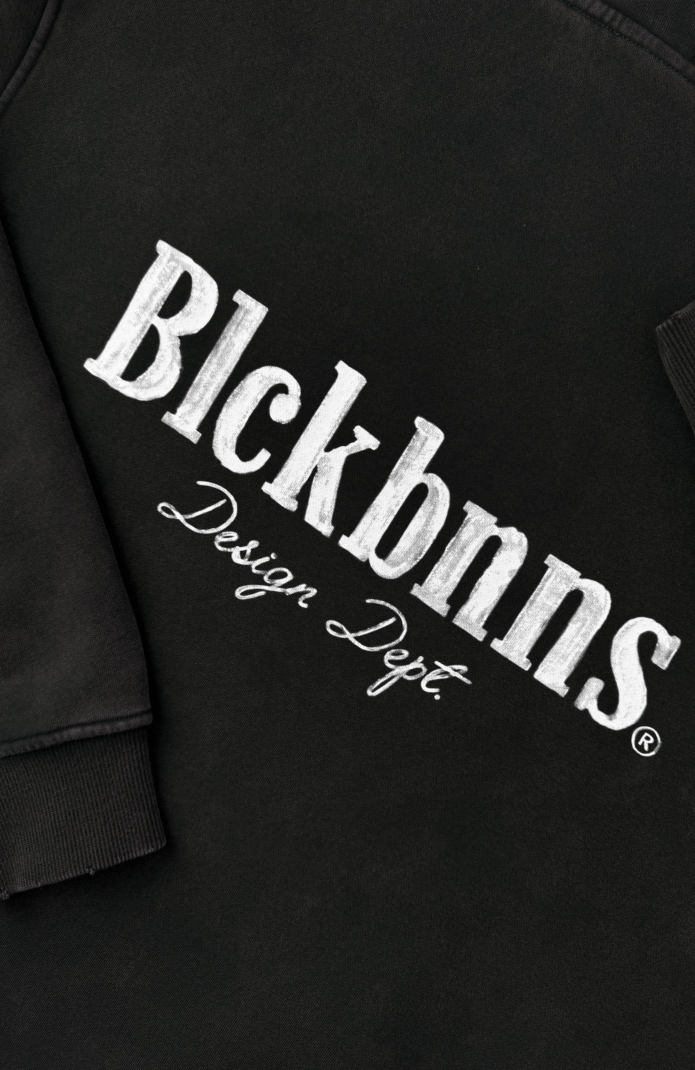 BRUSH GEWASSEN SWEATSUIT | Zwart