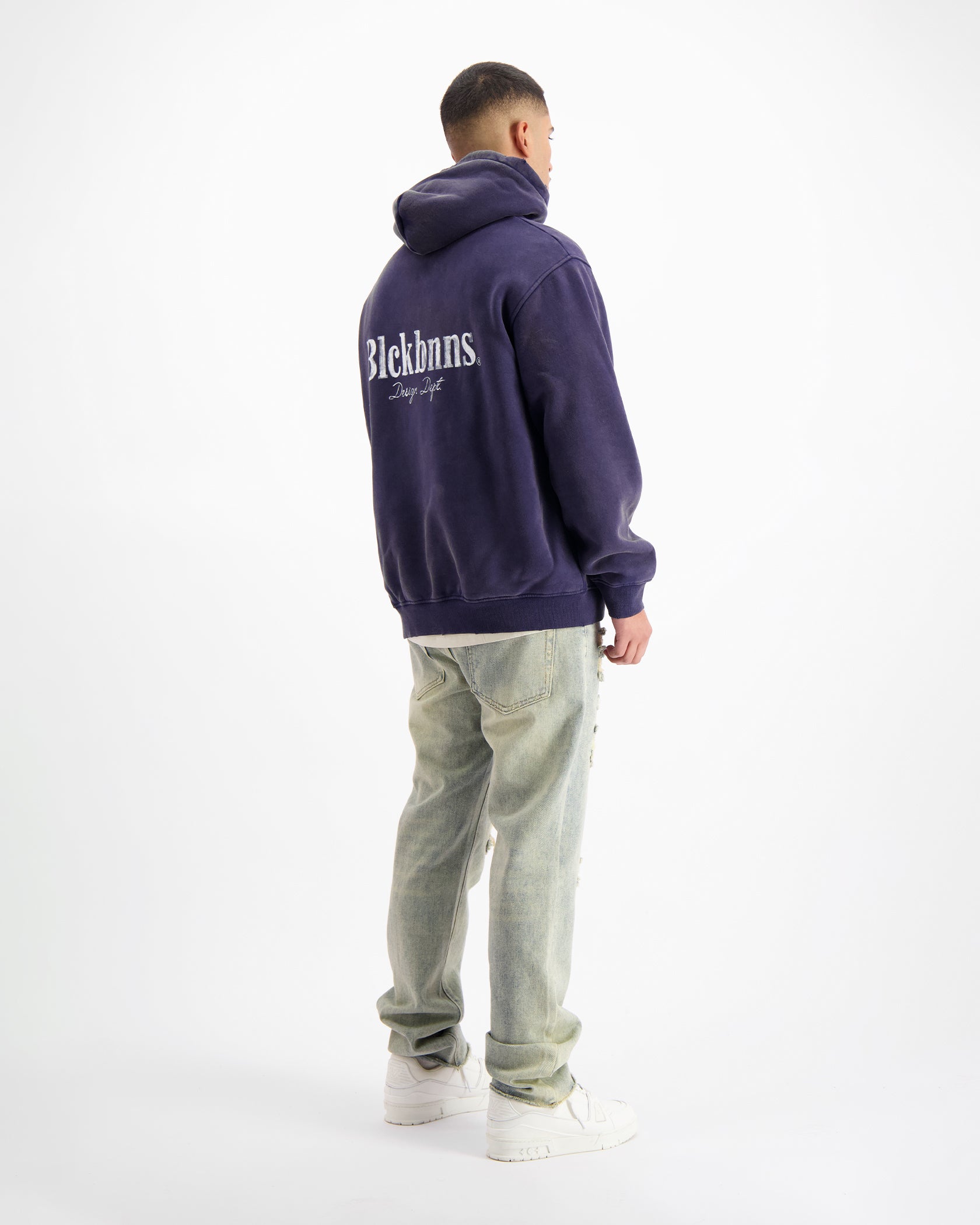 BRUSH HOODIE | Marine