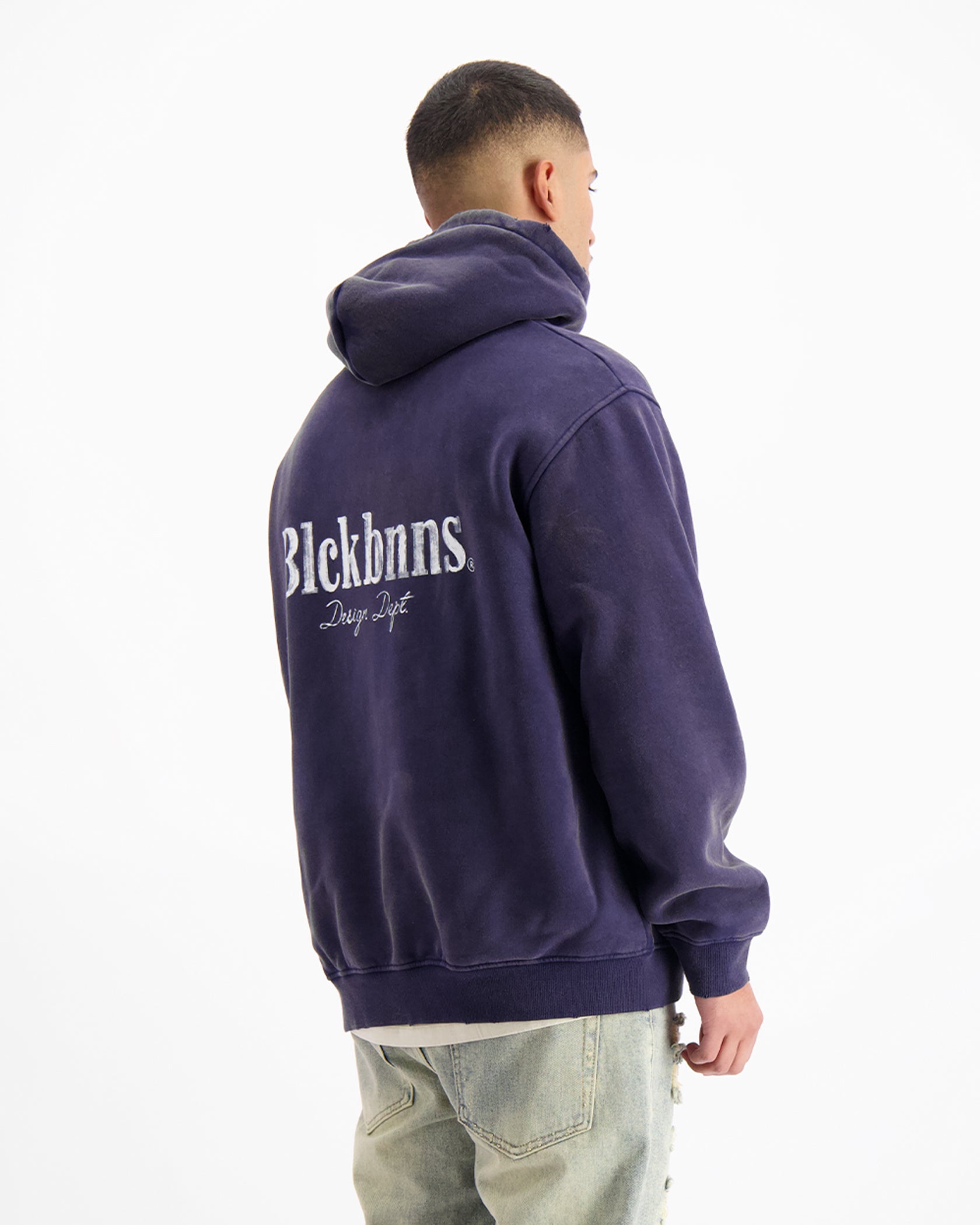 BRUSH HOODIE | Marine