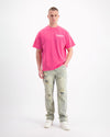 BRUSH T-SHIRT | Roze