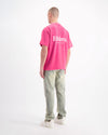 BRUSH T-SHIRT | Roze