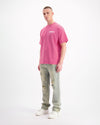 BRUSH T-SHIRT | Roze