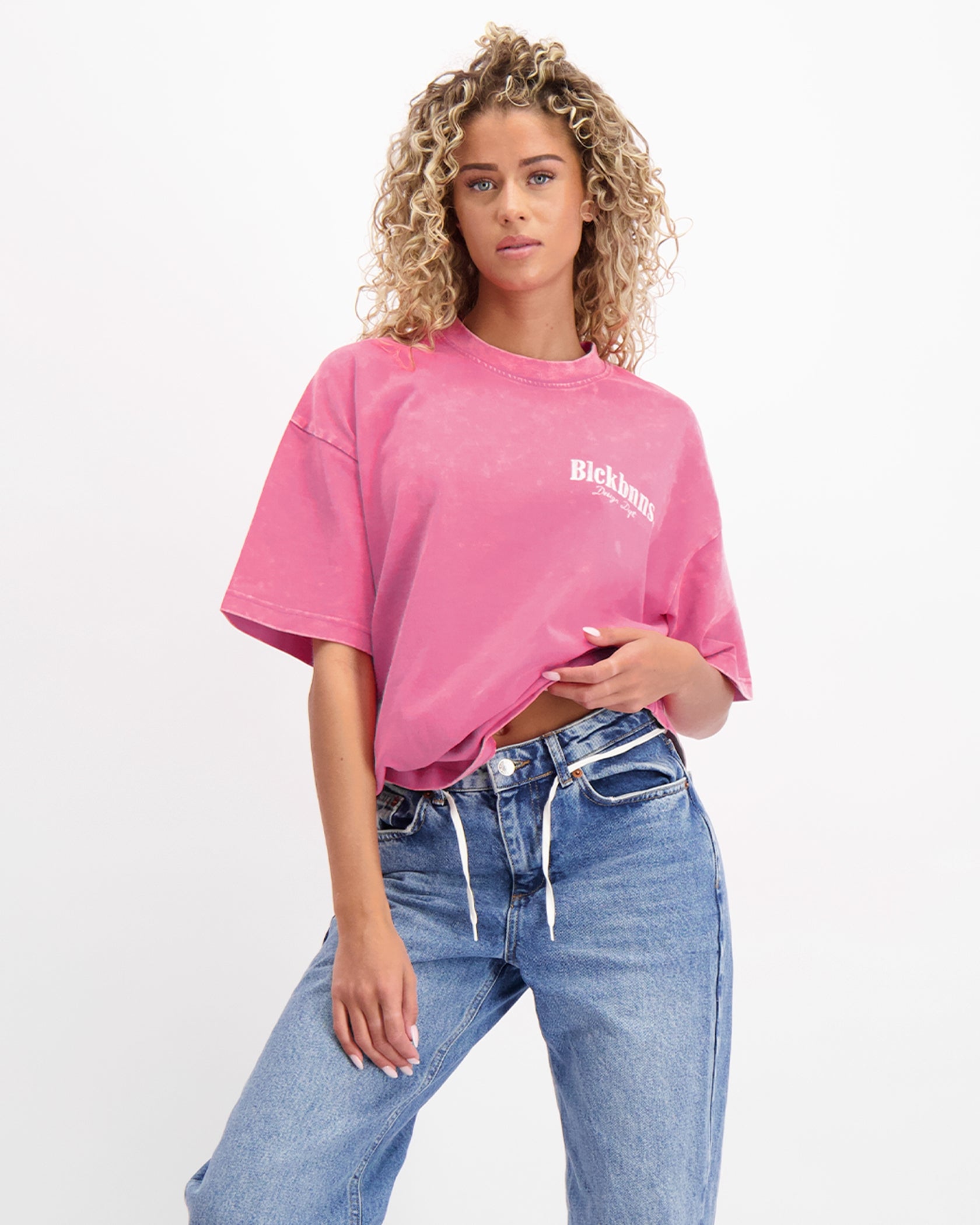 BRUSH T-SHIRT | Roze